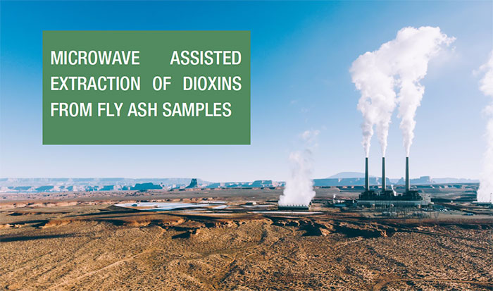 Microwave assisted extraction of dioxins from fly ash samples
